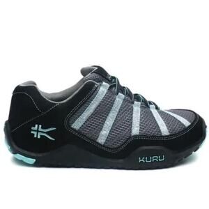 Kuru Chicane Hiking Shoes Leather Kurusole Moisture Wicking Mesh Black Gray 12